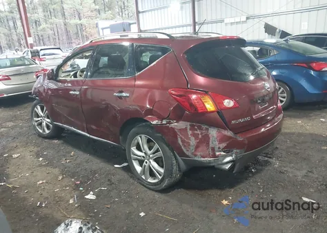 2009 Nissan Murano Le z USA, uszkodzony, nr VIN JN8AZ18W79W157774